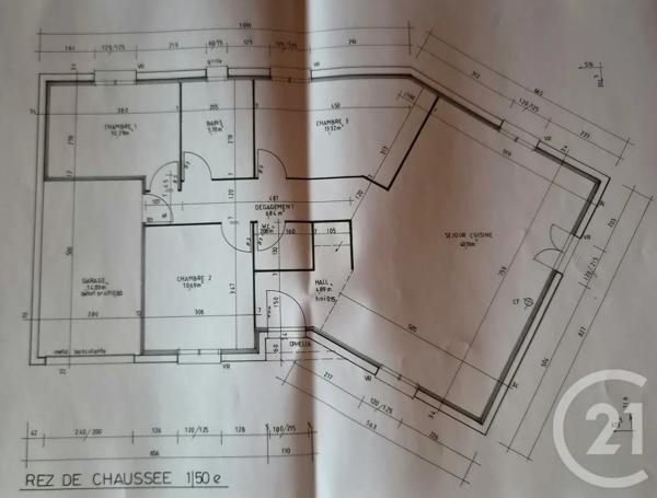 Maison à vendre  4 pièces - 93,72 m 2   COMMENAILLES  - 39