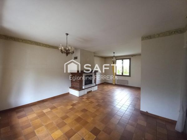 AXE ISSOUDUN/ LIGNIERES- A 15 MIN DE ISSOUDUN : MAISON INDIVIDUELLE T4 AVEC SOUS-SOL ET JARDIN.