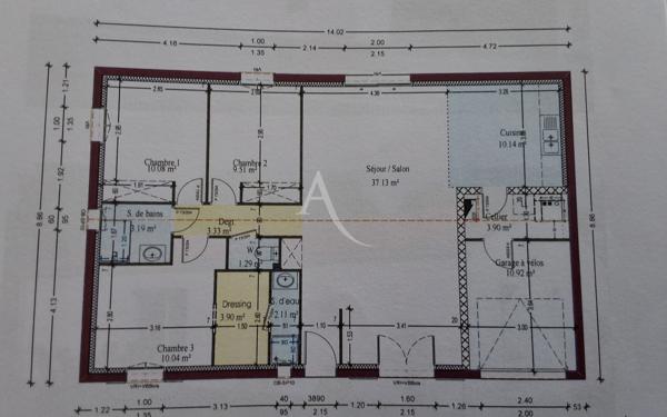 Maison Berneuil 3 chambres 94 m2