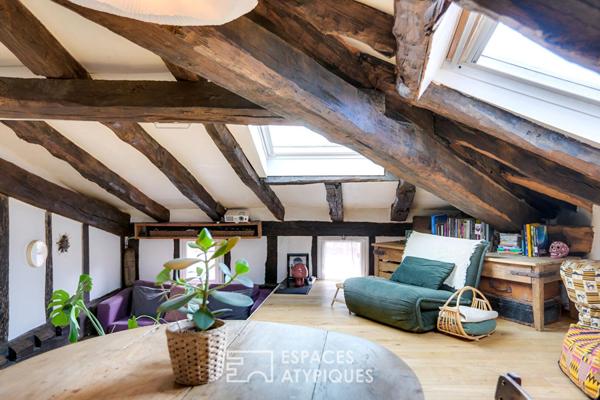 Duplex de charme sous les toits