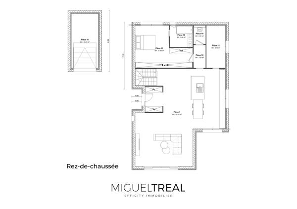 Maison 6 pièces - 180 m²