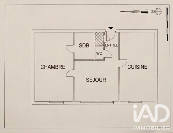 Appartement à vendre 2 pièces 45,19 m² Argenteuil