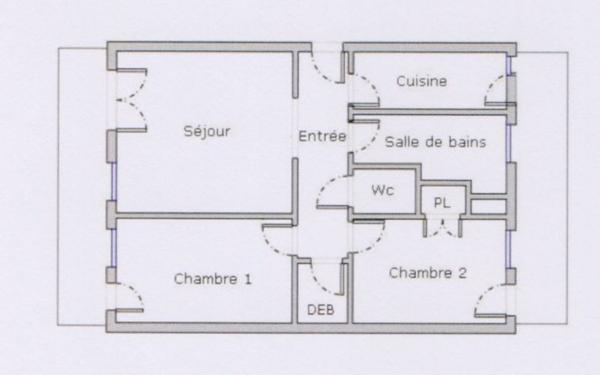 Appartement à vendre    3 pièces • 59,65 m2 Vincennes