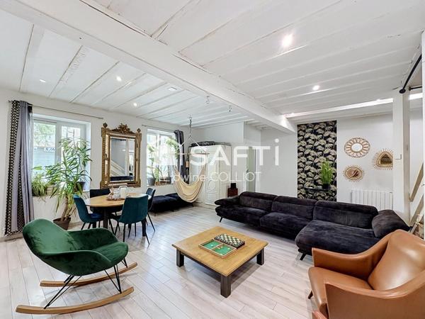 Maison rare, charme absolu au cœur de Belleville