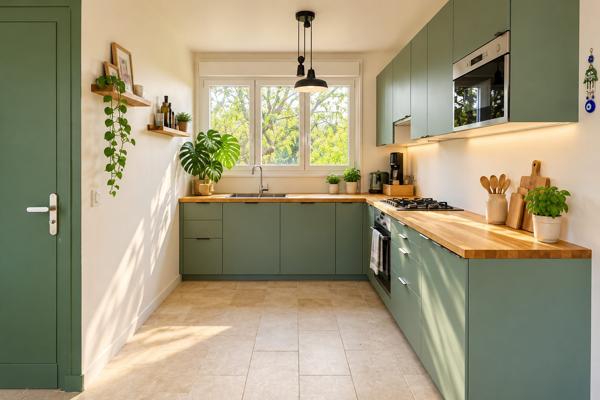 A VENDRE – PLESCOP – À PIED DU BOURG – MAISON 3 CHAMBRES AVEC BEAU JARDIN