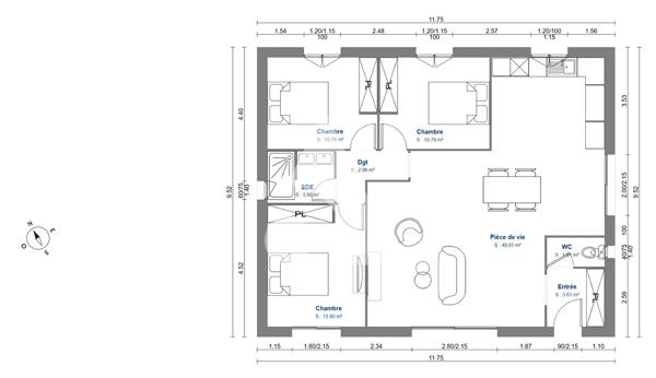 Maison 5 pièces 95 m2