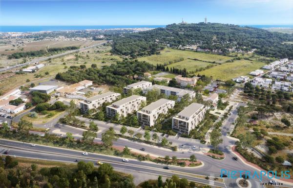 AGDE – APPARTEMENT T4 - TERRASSE 36 m² – PARKING – ASCENSEUR – 2EME ÉTAGE