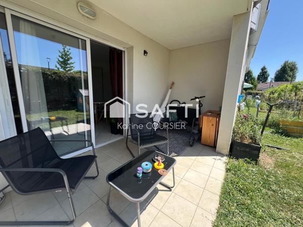 Appartement très lumineux 2 chambres avec beau jardin