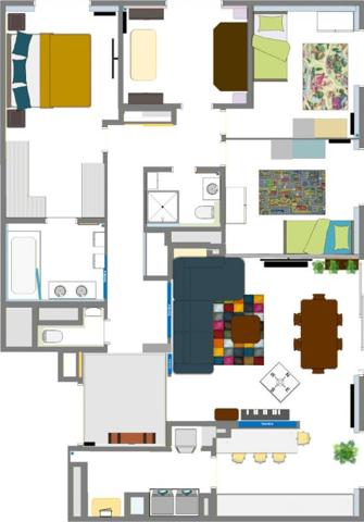 78000 VERSAILLES Appartement T5 4 chambres, balcon, parking double