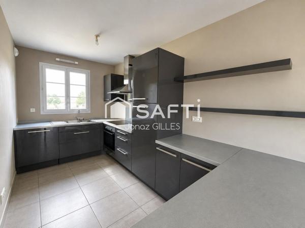 Maison T4 avec jardin et garage – Chéray