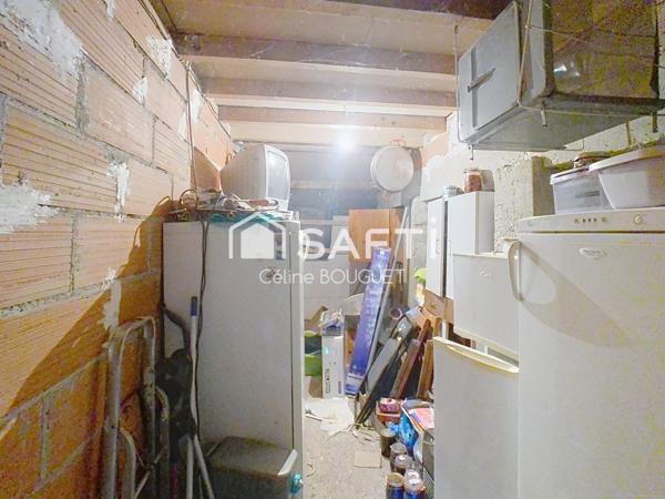 Maison à rénover avec garage et jardin