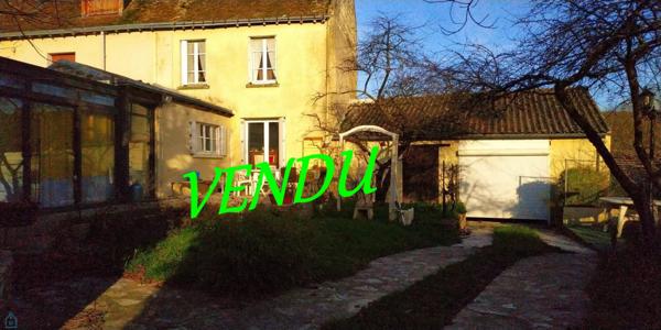 Epeigné Les Bois Maison de village 75m2 avec jardin clos 55000