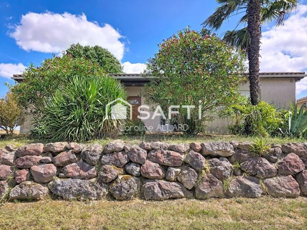 Maison de plain-pied sur une parcelle de 866m²