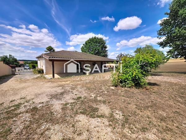 Maison de plain-pied sur une parcelle de 866m²