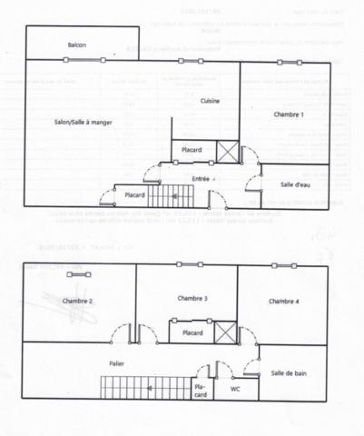 Appartement duplex 6 pièces 110m² à Saclay - BAIL MOINS D'1 AN NON MEUBLE