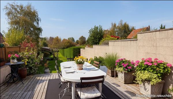 Maison avec grand jardin au cœur de Mouvaux – secteur Parc du Haumont