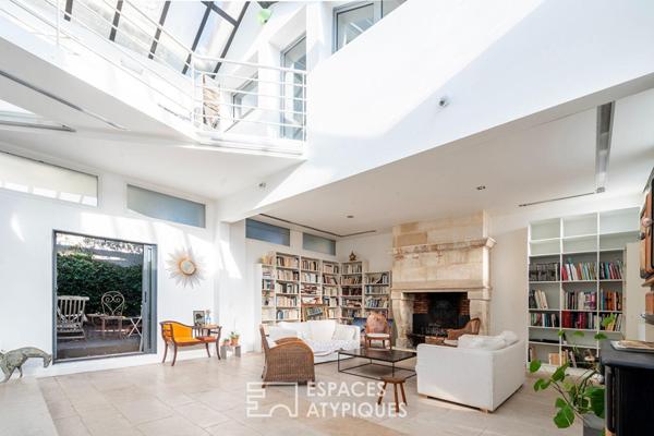 Maison d’architecte avec jardin