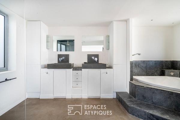 Maison d’architecte avec jardin