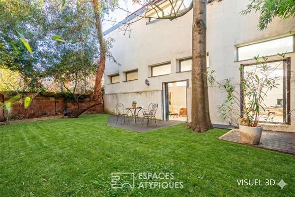 Maison d’architecte avec jardin