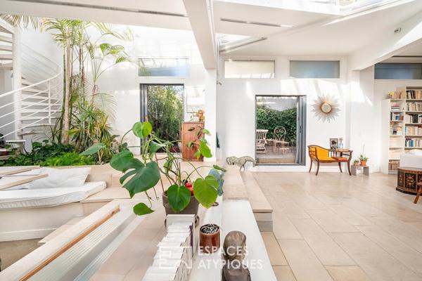 Maison d’architecte avec jardin