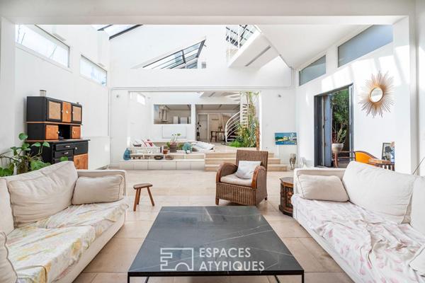 Maison d’architecte avec jardin