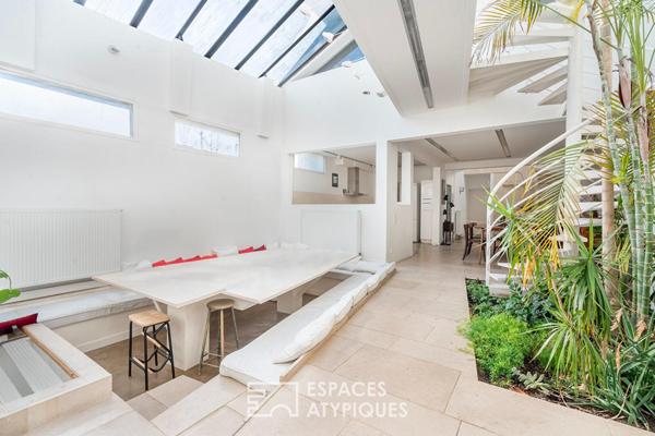 Maison d’architecte avec jardin