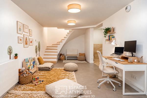 Maison de Ville contemporaine avec jardin & terrasses