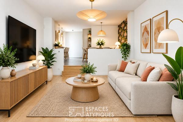 Maison de Ville contemporaine avec jardin & terrasses