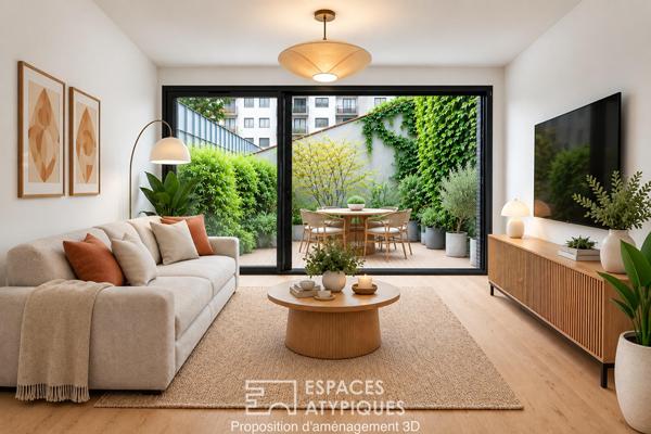 Maison de Ville contemporaine avec jardin & terrasses