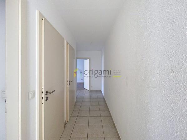 LINGOLSHEIM - Spacieux 4P avec terrasse