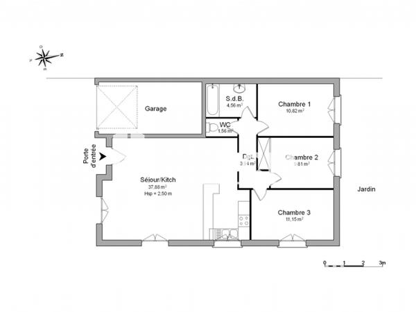 Location Maison 4 pièces 79.72 m² - 14 BIS RUE AUGUSTE FOURES Lezignan Corbieres 11200