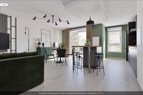 Appartement à vendre |  Tours |  3 pièces | 68 m²