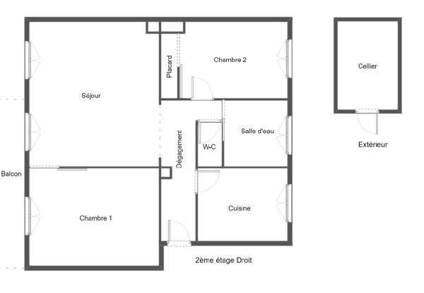 Appartement à vendre 3 pièces 53 m² Le Havre