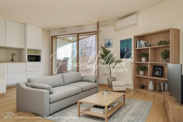 A VENDRE BEAU STUDIO DANS LE QUARTIER RIVES DE SEINE A BOULOGNE BILLANCOURT