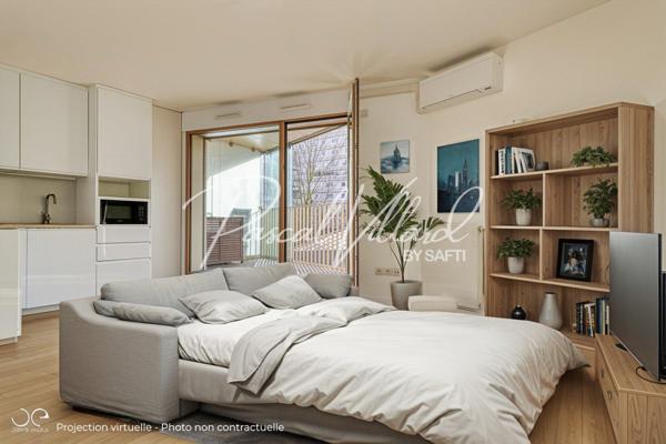 A VENDRE BEAU STUDIO DANS LE QUARTIER RIVES DE SEINE A BOULOGNE BILLANCOURT
