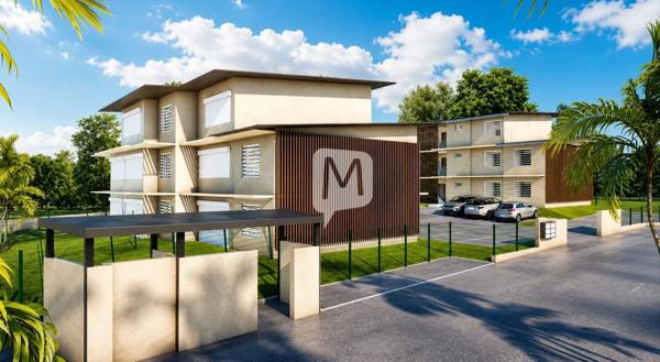 DPT GUYANE – À vendre REMIRE-MONTJOLY : Appartements T2 neufs 54,80 m²