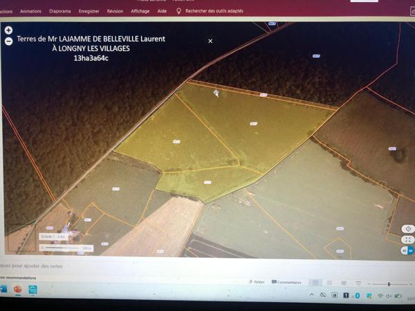 Terres agricoles de 13ha d'un seul tenant