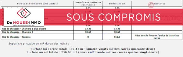 Appartement à vendre 4 pièces de 80 m²