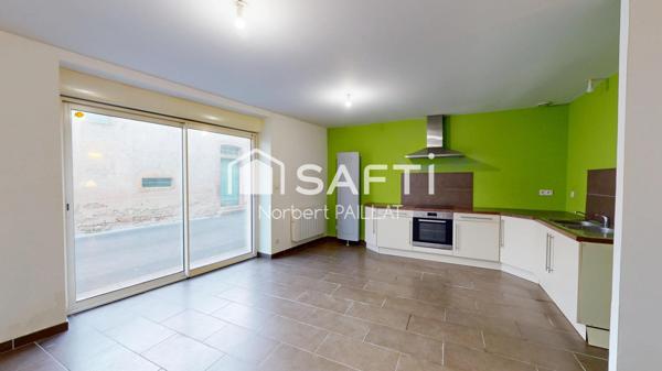 Appartement T2 de 51 m² en rez-de-chaussée