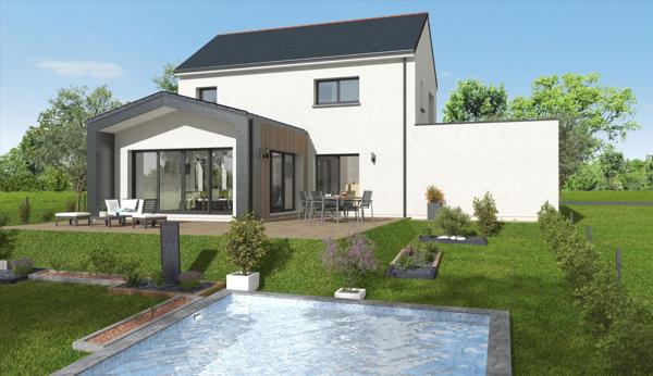 Terrain + Maison à vendre 5 pièces - 115 m²
