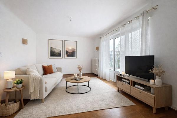 Appartement rénové avec Balcon, parking et garage