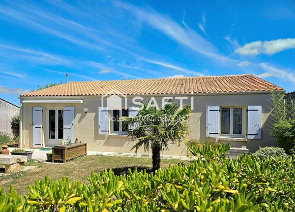 Charmante maison de plain pied avec jardin et garage!