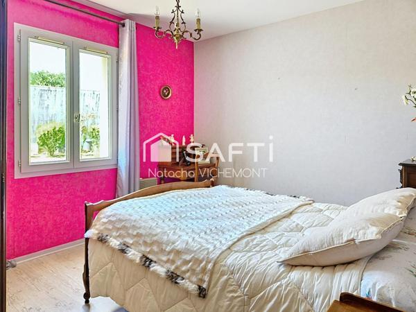 Charmante maison de plain pied avec jardin et garage!