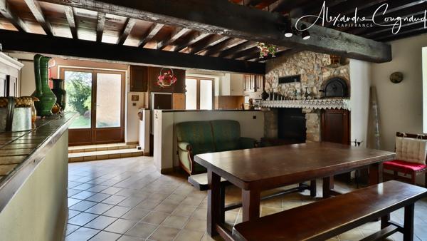 Hameau des Bastouls — Arfons (81) — Maison en pierre 82 m², 3 chambres, insert — Montagne Noire