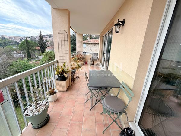 Superbe appartement 4 pièces 74,62m2 à Grasse Saint matthieu, Terrasse 14m2
