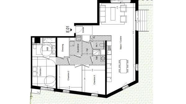 Appartement à vendre 4 pièces 114 m² Marseille 8