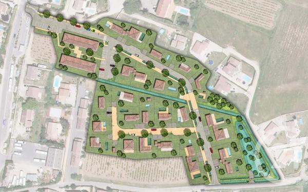 Terrain à vendre  532 m2 POURRIERES - 83