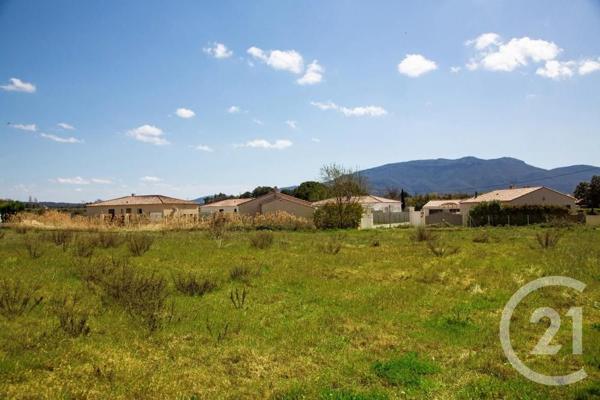 Terrain à vendre  532 m2 POURRIERES - 83