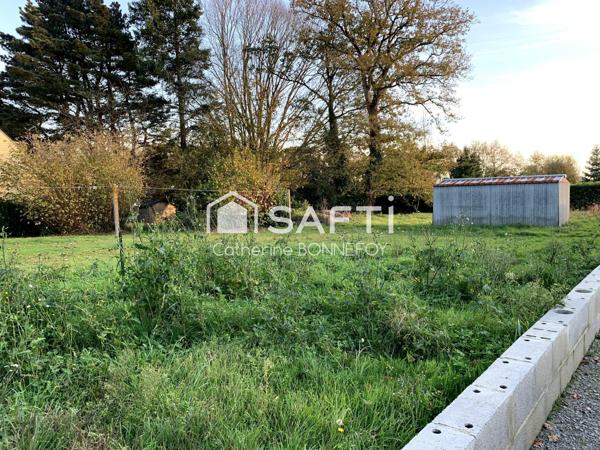 Terrain de 1000m² constructible sur 800m²