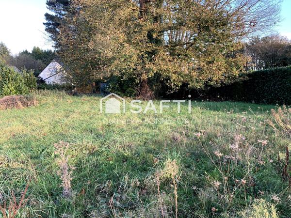 Terrain de 1000m² constructible sur 800m²